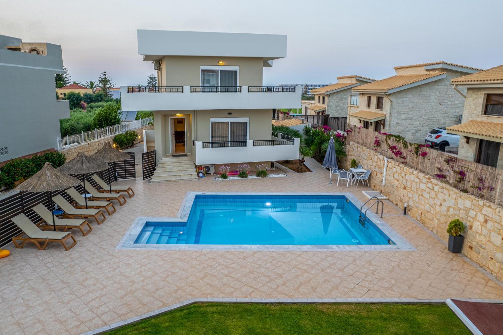 Villa Sophia-Villa Elpis Hersonissos  Exteriör bild